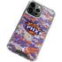 NBA Phoenix Suns Digi Camo iPhone 14 Pro Max Clear Case