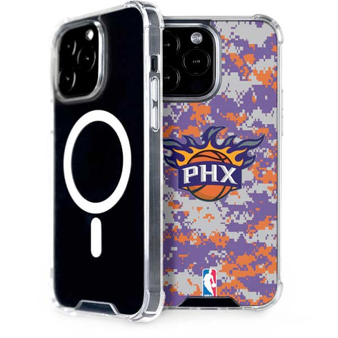 NBA Phoenix Suns Digi Camo iPhone 15 Pro Max MagSafe Case