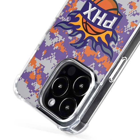 NBA Phoenix Suns Digi Camo iPhone 15 Pro Max MagSafe Case