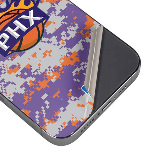 NBA Phoenix Suns Digi Camo iPhone 14 Pro Max Skin