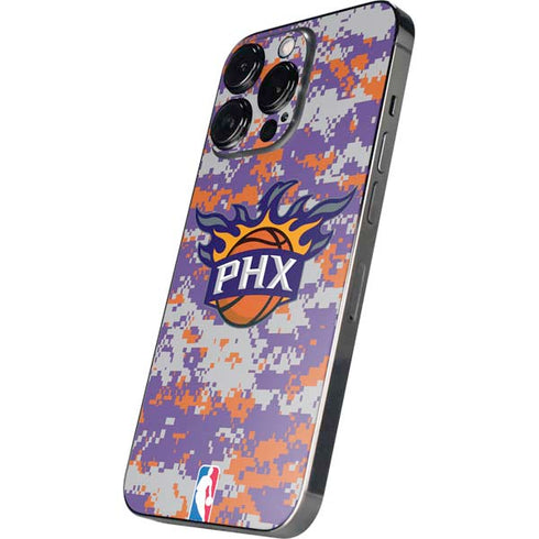 NBA Phoenix Suns Digi Camo iPhone 14 Pro Skin