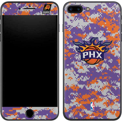 NBA Phoenix Suns Digi Camo iPhone 8 Plus Skin