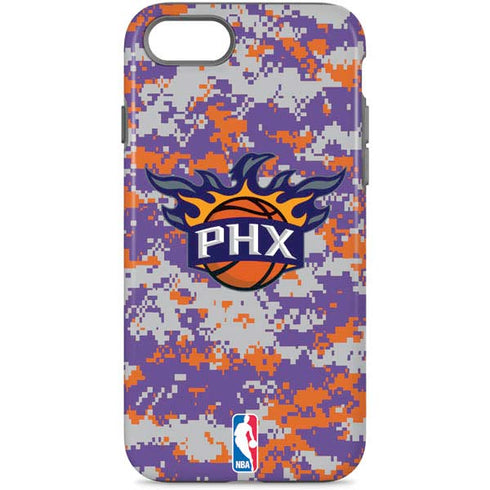 NBA Phoenix Suns Digi Camo iPhone 8 Pro Case