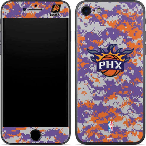 NBA Phoenix Suns Digi Camo iPhone 8 Skin