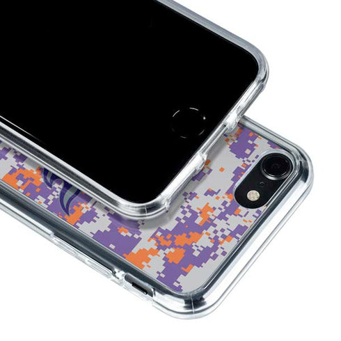 NBA Phoenix Suns Digi Camo iPhone SE (2nd & 3rd Gen) Clear Case