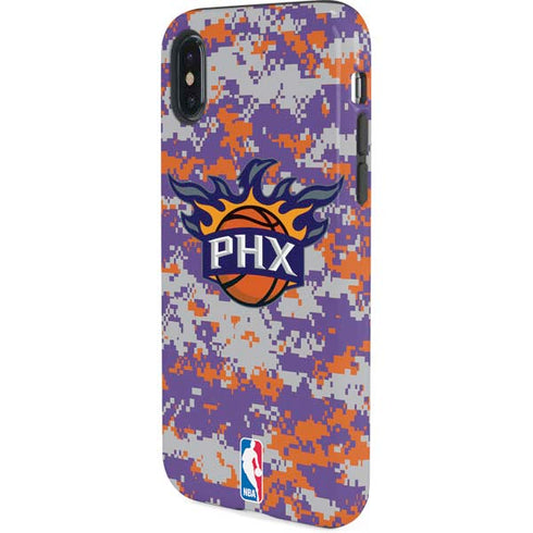 NBA Phoenix Suns Digi Camo iPhone X Pro Case