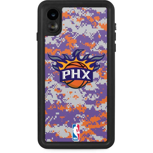 NBA Phoenix Suns Digi Camo iPhone XR Waterproof Case