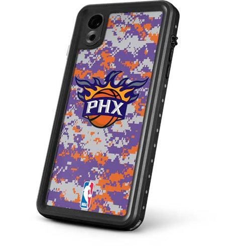 NBA Phoenix Suns Digi Camo iPhone XR Waterproof Case