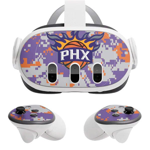 NBA Phoenix Suns Digi Camo Meta Quest 3 Skin