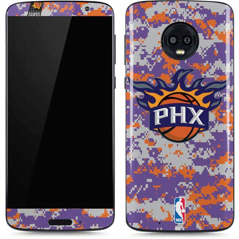NBA Phoenix Suns Digi Camo Moto G6 Skin