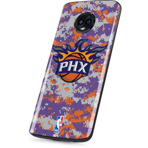 NBA Phoenix Suns Digi Camo Moto G6 Skin