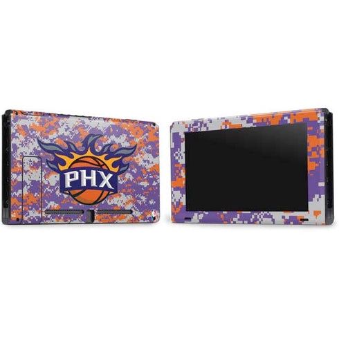 NBA Phoenix Suns Digi Camo Nintendo Switch Bundle Skin