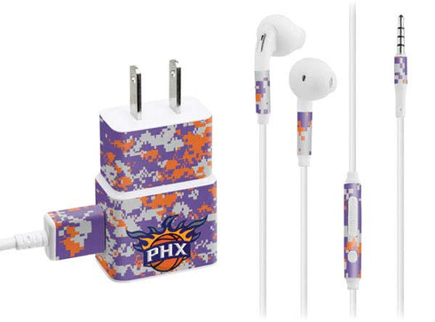 NBA Phoenix Suns Digi Camo Phone Charger Skin