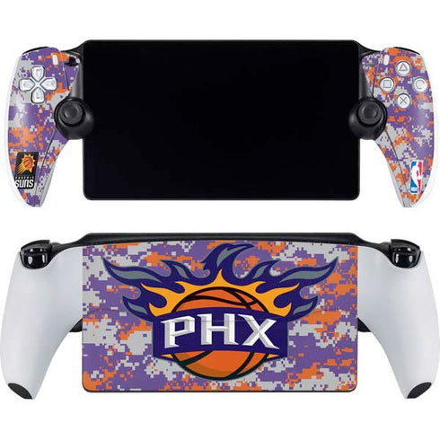 NBA Phoenix Suns Digi Camo PlayStation Portal Remote Player Skin