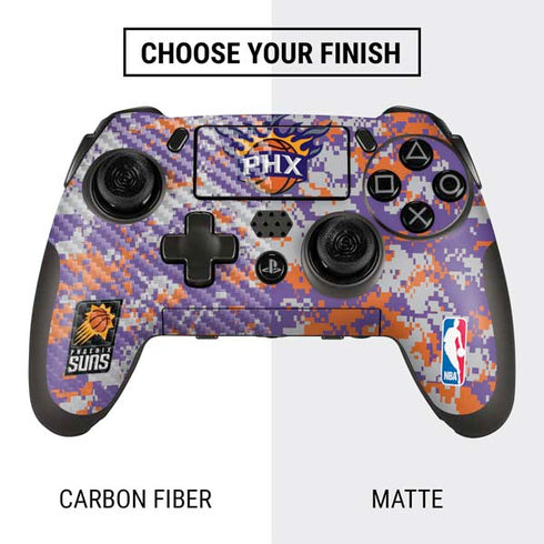 NBA Phoenix Suns Digi Camo PlayStation Scuf Vantage 2 Controller Skin