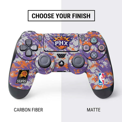 NBA Phoenix Suns Digi Camo PS4 Controller Skin