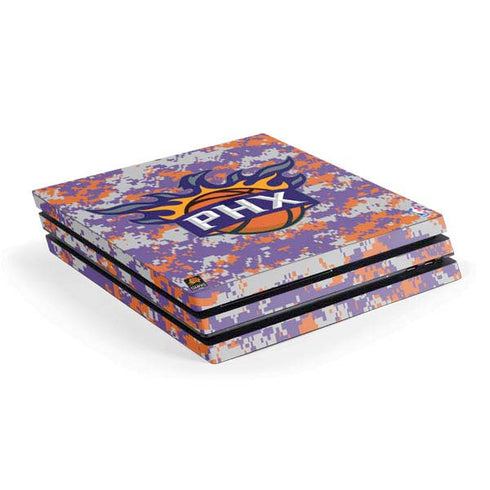 NBA Phoenix Suns Digi Camo PS4 Pro Console Skin