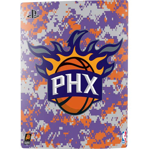 NBA Phoenix Suns Digi Camo PS5 Console Skin