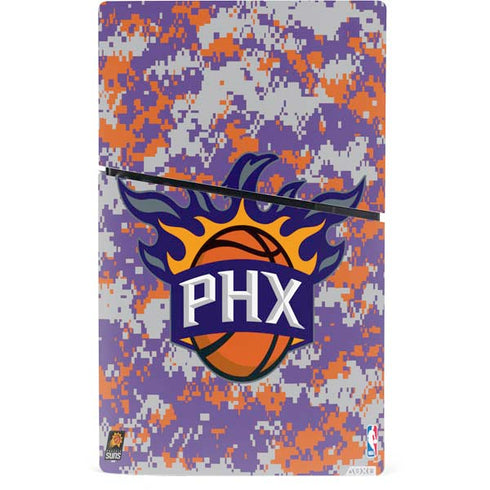 NBA Phoenix Suns Digi Camo PS5 Slim Digital Edition Bundle Skin