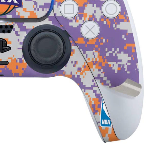 NBA Phoenix Suns Digi Camo PS5 Slim Digital Edition Bundle Skin