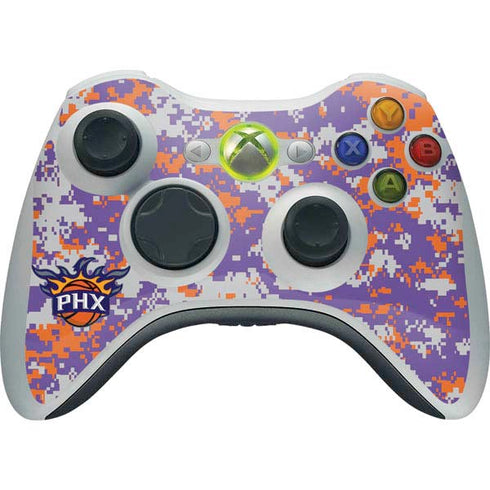 NBA Phoenix Suns Digi Camo Xbox 360 Wireless Controller Skin