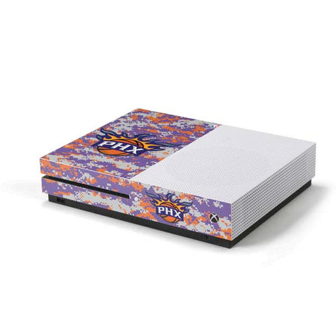 NBA Phoenix Suns Digi Camo Xbox One S Console Skin