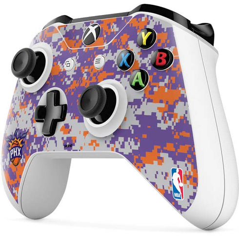 NBA Phoenix Suns Digi Camo Xbox One S Controller Skin