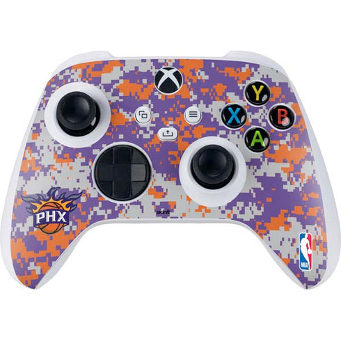 NBA Phoenix Suns Digi Camo Xbox Series S Controller Skin