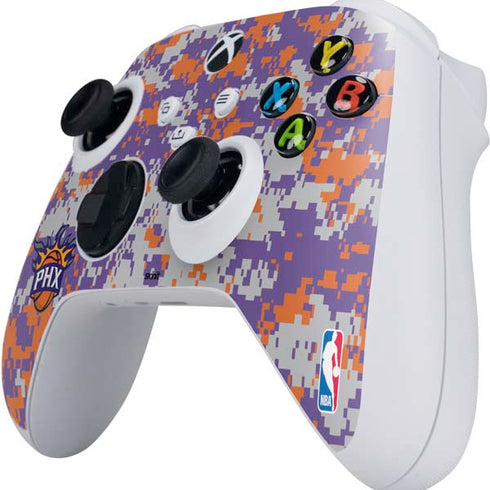NBA Phoenix Suns Digi Camo Xbox Series S Controller Skin