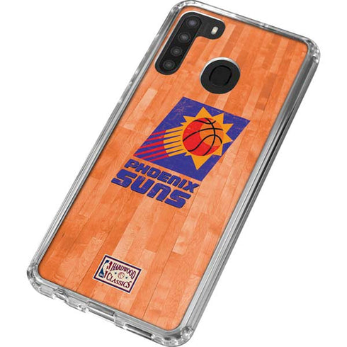 NBA Phoenix Suns Hardwood Classics Galaxy A21 Clear Case