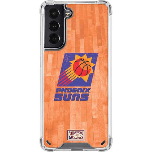 NBA Phoenix Suns Hardwood Classics Galaxy S21 5G Clear Case