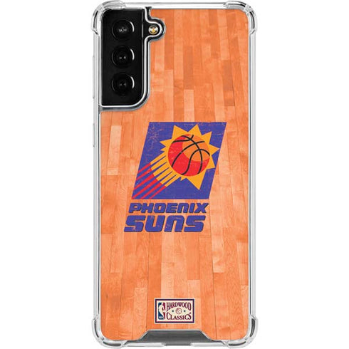 NBA Phoenix Suns Hardwood Classics Galaxy S21 FE Clear Case