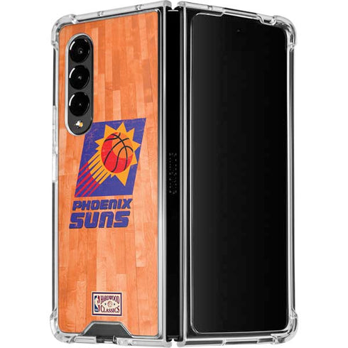 NBA Phoenix Suns Hardwood Classics Galaxy Z Fold4 5G Clear Case