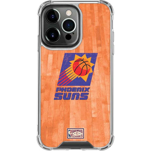 NBA Phoenix Suns Hardwood Classics iPhone 15 Pro Clear Case