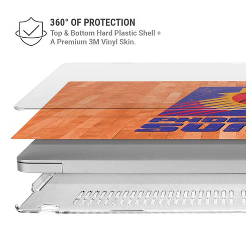 NBA Phoenix Suns Hardwood Classics MacBook Air 13in M1 (2021) Case plus Skin
