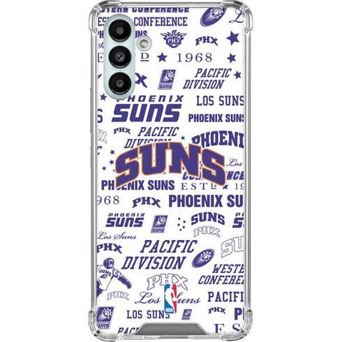 NBA Phoenix Suns Historic Blast Galaxy A13 5G Clear Case