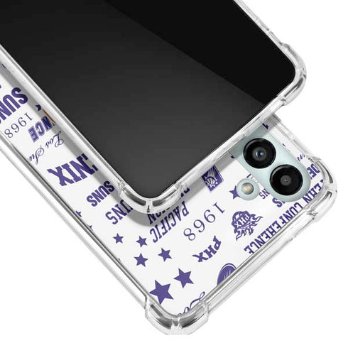 NBA Phoenix Suns Historic Blast Galaxy A13 5G Clear Case