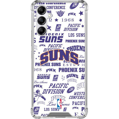 NBA Phoenix Suns Historic Blast Galaxy A14 5G Clear Case