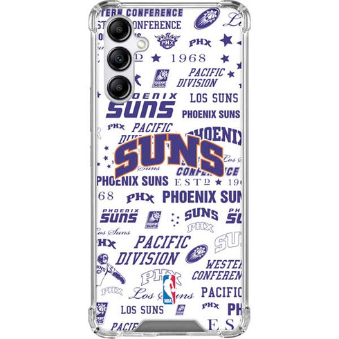 NBA Phoenix Suns Historic Blast Galaxy A15 5G Clear Case