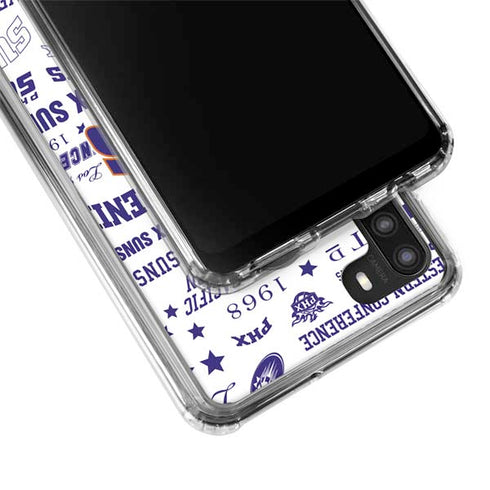 NBA Phoenix Suns Historic Blast Galaxy A21 Clear Case
