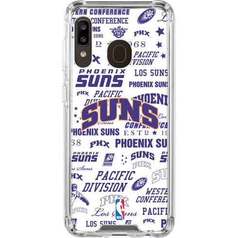 NBA Phoenix Suns Historic Blast Galaxy A30 Clear Case