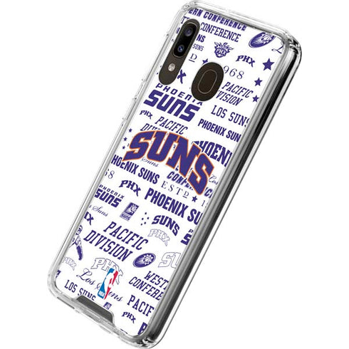 NBA Phoenix Suns Historic Blast Galaxy A30 Clear Case