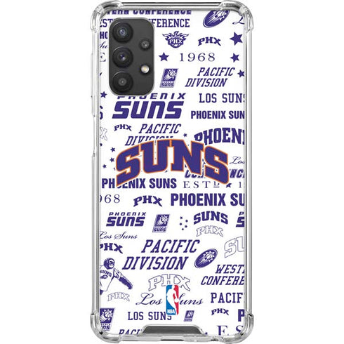 NBA Phoenix Suns Historic Blast Galaxy A32 5G Clear Case