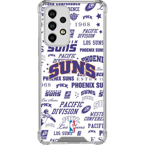 NBA Phoenix Suns Historic Blast Galaxy A33 5G Clear Case