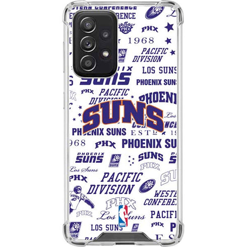 NBA Phoenix Suns Historic Blast Galaxy A52 5G Clear Case
