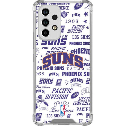 NBA Phoenix Suns Historic Blast Galaxy A53 5G Clear Case