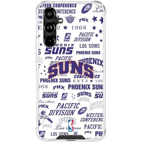 NBA Phoenix Suns Historic Blast Galaxy A54 5G Clear Case