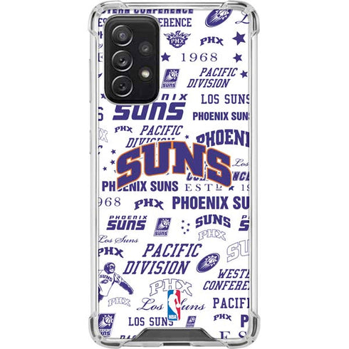NBA Phoenix Suns Historic Blast Galaxy A72 5G Clear Case