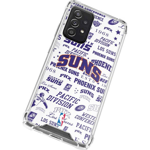 NBA Phoenix Suns Historic Blast Galaxy A72 5G Clear Case