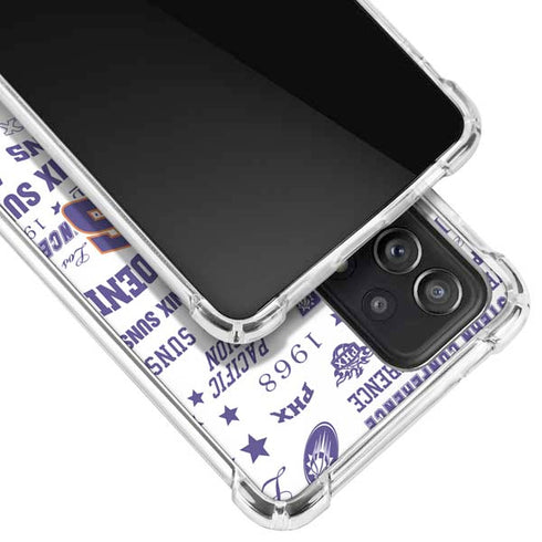 NBA Phoenix Suns Historic Blast Galaxy A72 5G Clear Case